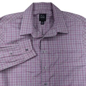 Jos. A Bank Slim Fit XL Plaid Long Sleeve Preppy Ivy Style New England